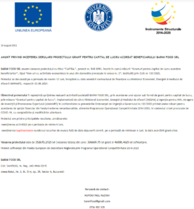 Anunt incepere proiect fonduri