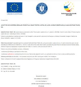 Anunt incepere proiect fonduri