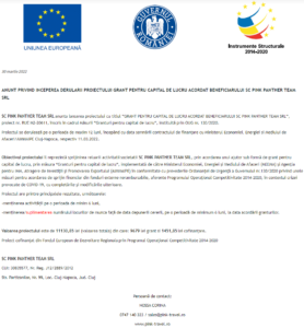 Anunt incepere proiect fonduri