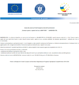 Anunt incepere proiect DARIENSEM