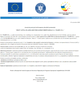 Anunt incepere proiect FULGER