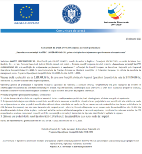 Comunicat-incepere-proiect-MASTEC-UNDERGROUND-SRL